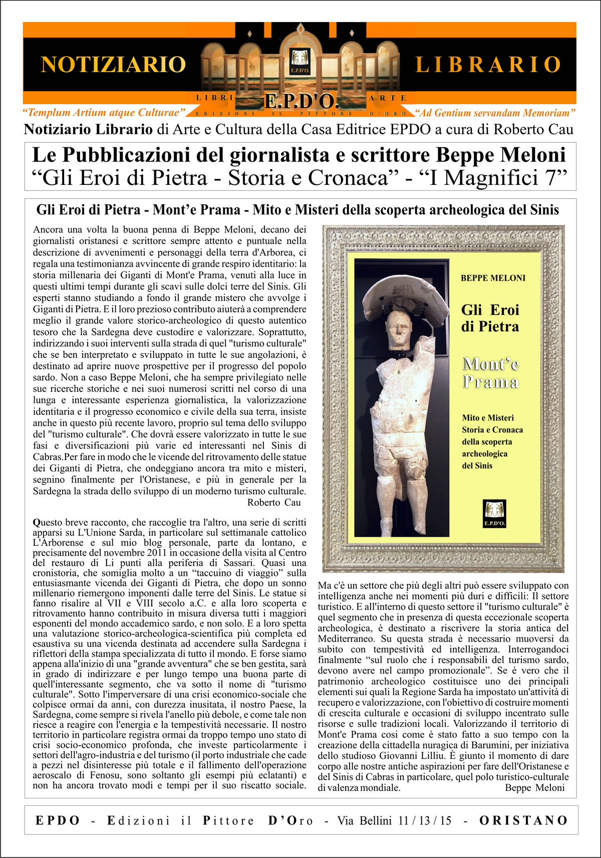 Notiziario Librario Beppe Meloni